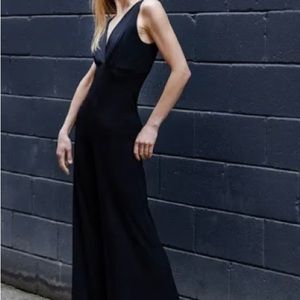 🌒Clara Son Woo Midnight Moonrise Black Sleeveless Signature Jumpsuit🖤